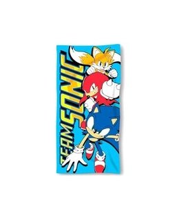 Sega Sonic The Hedgehog Microfibre Beach Towel, 70x140 cm