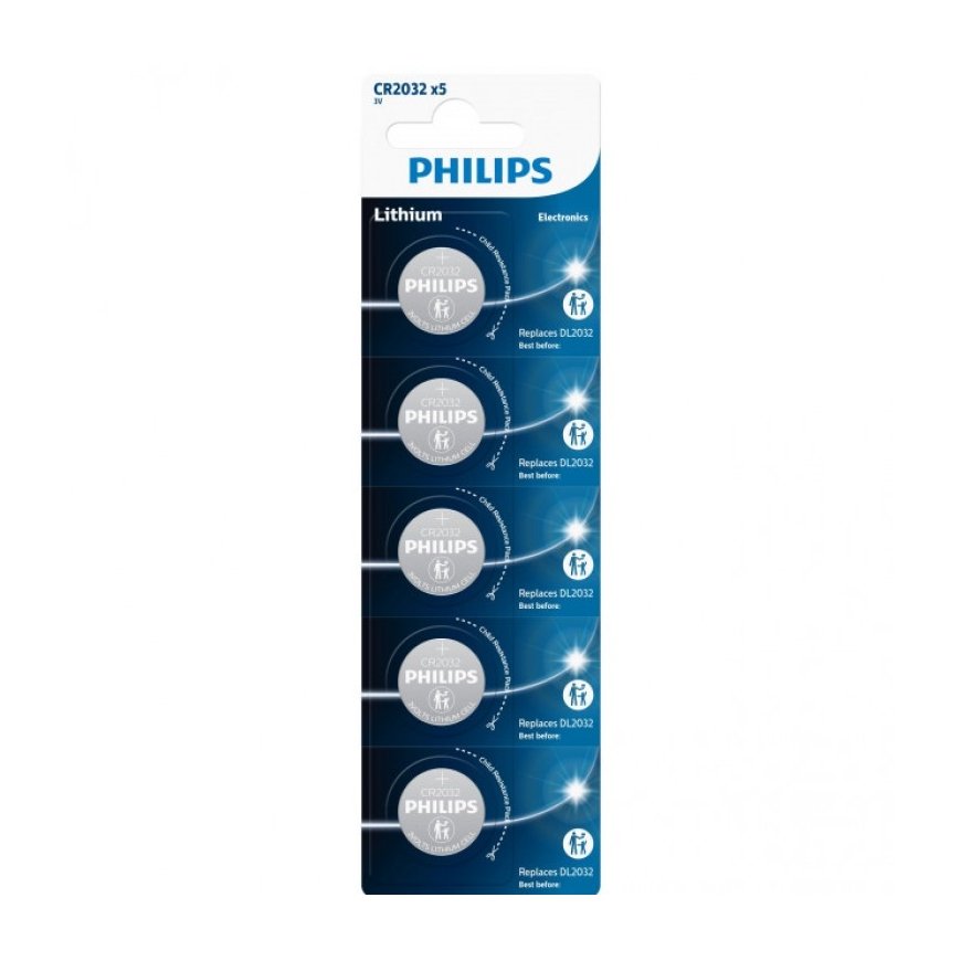 Philips CR2032 paristimet 5 kpl. – 2