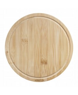 Dajar Paloma Bamboo Cutting Board 24 x 1.5 cm Round AMBITION