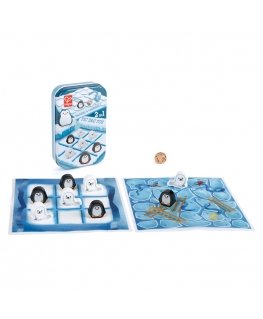 HAPE 2in1 spēles Tic Tac Toe/Snakes&Ladders, E0478A