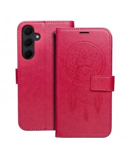 Oem MEZZO taitettavan kannen, joka on suunniteltu SAMSUNG A35 5G Dreamcatcher Magentalle.