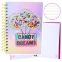 Lean Užrašú knīgēle Candy Dreams ar mācīgajiem vākiem, A5 formāts Lean Užrašú knīgēle Candy Dreams ar mācīgajiem vākiem, A5 formāts