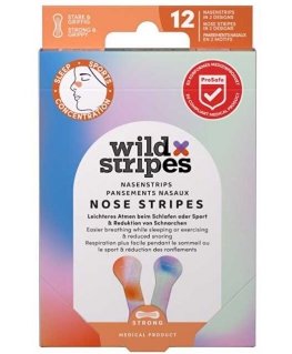 "Wild Stripes" Nose Patches "Sunrise" for Better Sleep Quality (12 pcs) Facial Skin Care Unisex