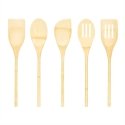 Patio Set Bamboo Kitchen Utensils Natural 5-Piece AMBITION Patio Set Bamboo Kitchen Utensils Natural 5-Piece AMBITION