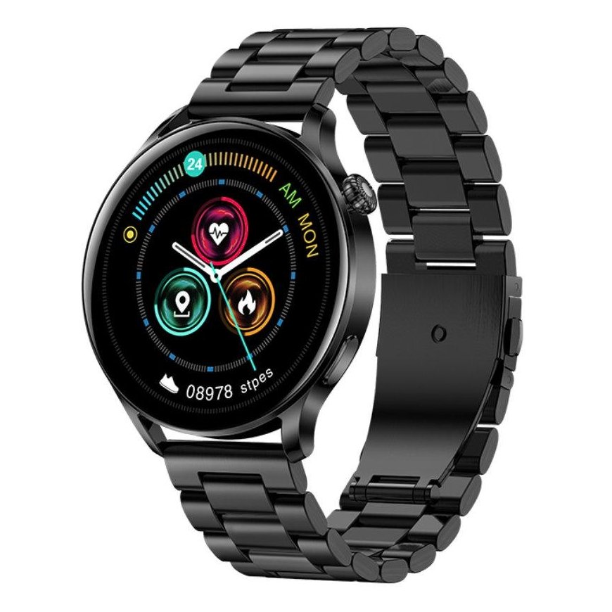 Rubicon RNCE8 Smart Watch, Black Color