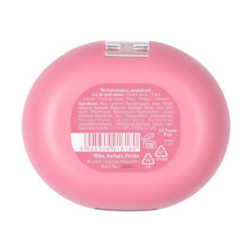 Lovely Stay Pink Baked Blusher Pink, 3.5 g