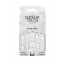 Elegant Touch Eleganttiikkaa kosketukseen, kiillotettu väri 24 kynsilakkaa liiman kanssa Squoval Quite Valkoinen Elegant Touch Eleganttiikkaa kosketukseen, kiillotettu väri 24 kynsilakkaa liiman kanssa Squoval Quite Valkoinen