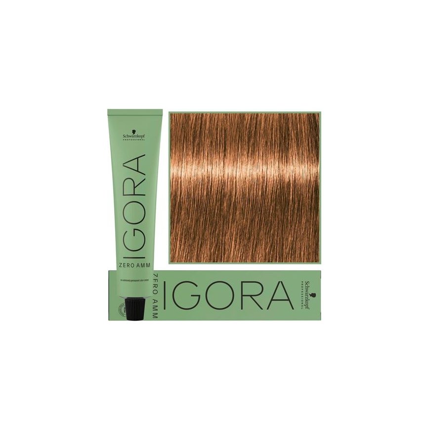 Schwarzkopf Professional Igora Zero Amm Hair Dye 60ml - 7-00 | Extra Natural Medium Blonde – 2