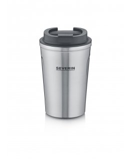 Severin ZB 5555 matkamuki 350 ml Harmaa, Hopea Ruostumaton teräs