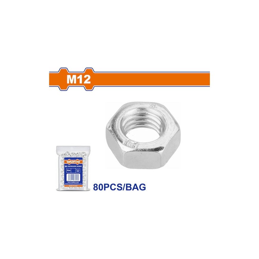 Wadfow Hexagon nut set M12 80 pcs – 2