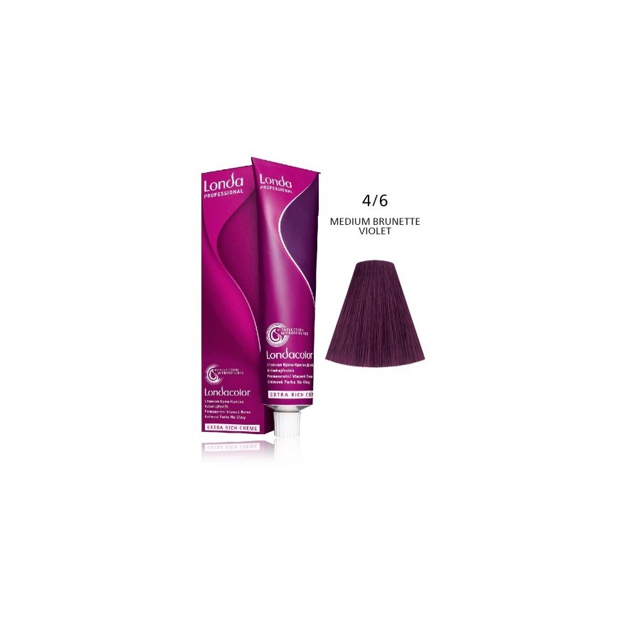 Londa Color hair dye 60ml - 4/65 Medium Red Violet Brown