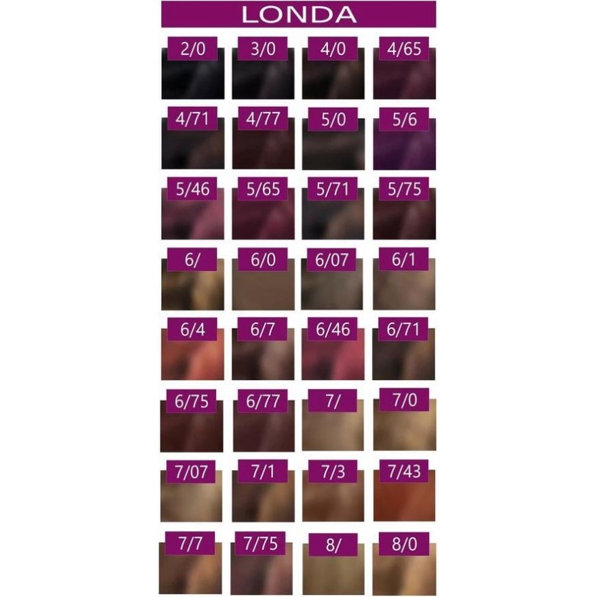 Londa Color hair dye 60ml - 4/65 Medium Red Violet Brown – 2