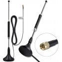 Qoltec 4G LTE antena su magnetine baze | 5dBi | omni-directional | vidinė | 600-2700 MHz | SMA | 3m Qoltec 4G LTE antena su magnetine baze | 5dBi | omni-directional | vidinė | 600-2700 MHz | SMA | 3m