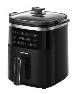 Heinner HAFG-B5BK2600 rasvakeitin Yksi 5 L Erillinen 2600 W Kuumakiertoilmakypsennin musta