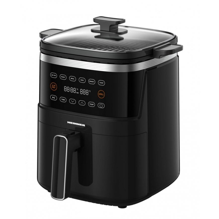 Heinner HAFG-B5BK2600 обжарочный аппарат Одиночный 5 L Автономный 2600 W Аэрофритюрница с горячим во