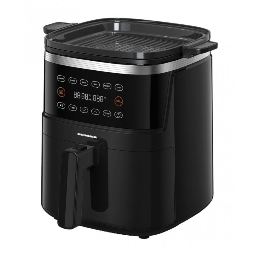 Heinner HAFG-B5BK2600 gruzdintuvė Vienas 5 L Autonominės 2600 W Karšto oro gruzdintuvė Juoda – 2