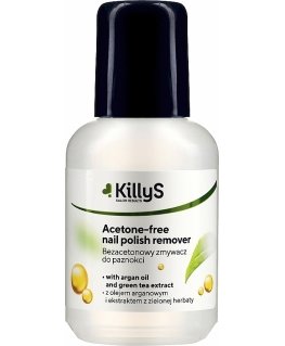KillyS Acetone-Free Nail Polish Remover, 200 ml