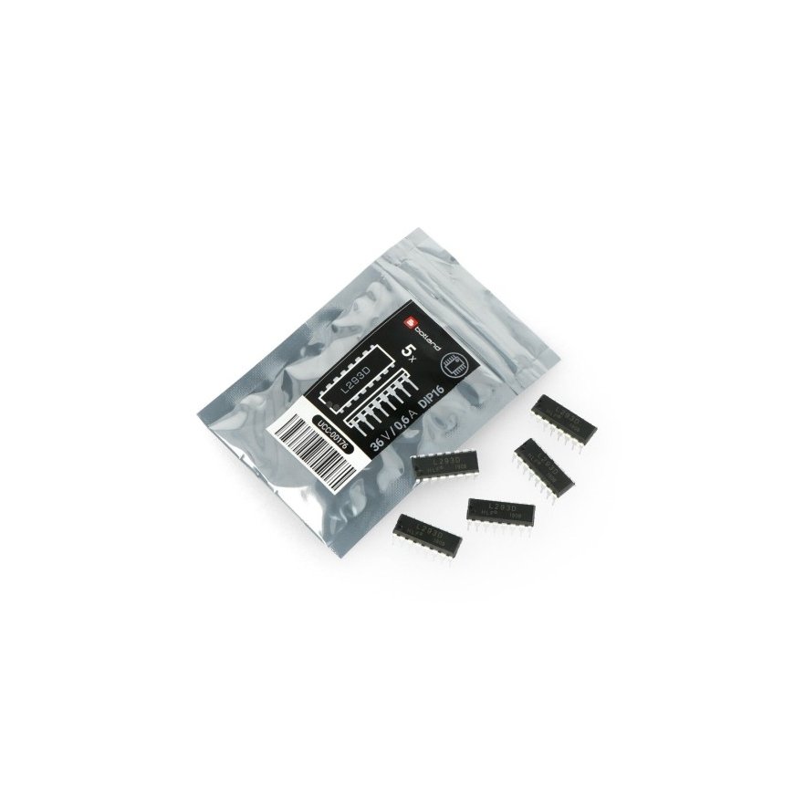 Oem L293D - kaheteljeline 36V/0.6A mootori juhtimisseade - 5 tk – 2