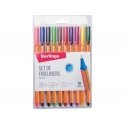 Berlingo, Rapido fineliner komplekt, värviline, 10tk, 0,4mm Berlingo, Rapido fineliner komplekt, värviline, 10tk, 0,4mm