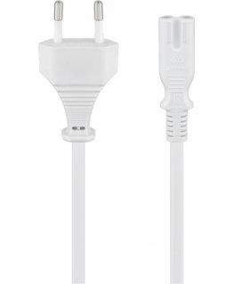 Goobay 93987 toitekaabel Valge 3 m Pistikupesa tüüp C C7 pistikut