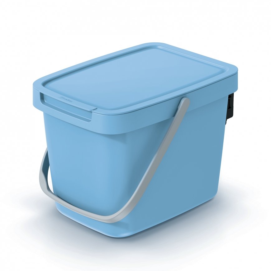 Systema Q Collect 6 L Trash Bin Light Blue KEDEN – 2