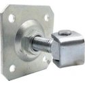 PSG 61.019.01 hinge with plate 100x100x4mm - M20 thread (adjustable, galvanized loop) PSG 61.019.01 hinge with plate 100x100x4mm - M20 thread (adjustable, galvanized loop)