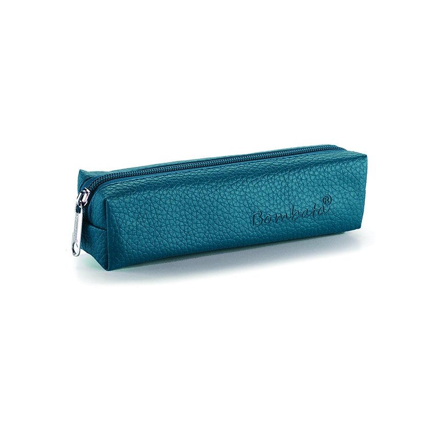 BOMBATA Classic Pencil Case, sea blue color. – 2
