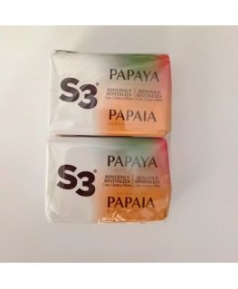 "Legrain S3 Papaya" soap bar 2 X 125g