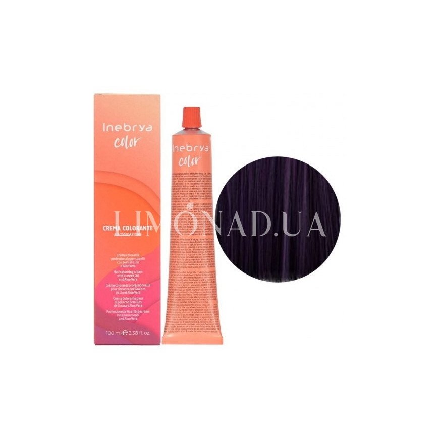 Inebrya Color hiusväri 100ml - 4/20 | Kastanjavioletti Kirsikka