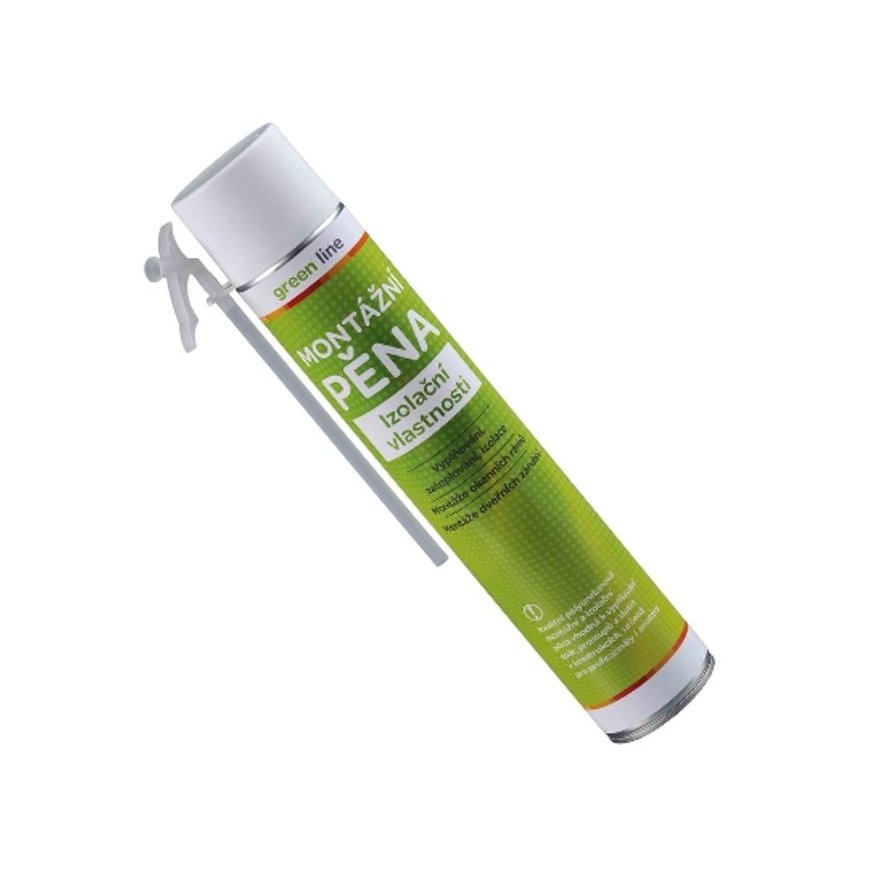 Den Braven Assembly Foam Tubular 750ml Zaļā līnija