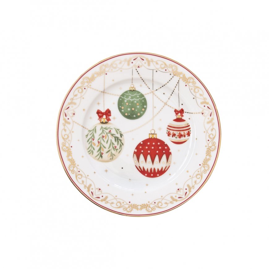 Regular dessert plate, 19 cm, cream porcelain – 2