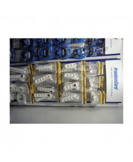 PremiumCord PREMIUMCORD skirstytuvas 230V 10A, 2x apvalus + 1x plokščias lizdas, baltas