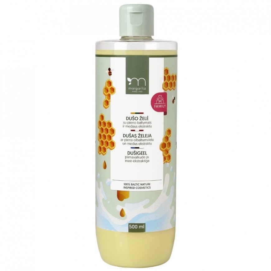 Dušo želée MARGARITA piimaproteiinide ja meeekstraktiga, 500ml – 2