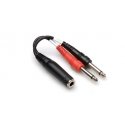Hosa Technology YPP-136 audiokaabel 2 x 3.5mm 6.35mm TRS Must, Punane, Valge Hosa Technology YPP-136 audiokaabel 2 x 3.5mm 6.35mm TRS Must, Punane, Valge