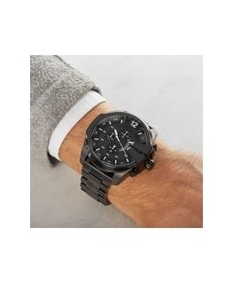 "Pacific U27" rubber watch strap - light pink/black - 22 mm