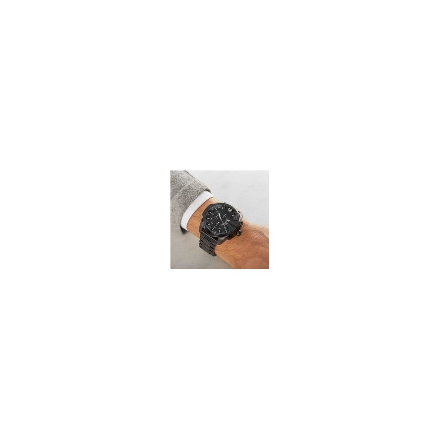 "Pacific U27" rubber watch strap - light pink/black - 22 mm