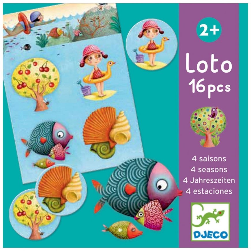 Lotto Djeco Loto žaidimas - 4 sezonai ( DJ08123 ) – 2