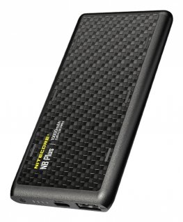 Nitecore NB PLUS akku- ja paristolaturi Litiumioni (Li-Ion) 10000 mAh musta