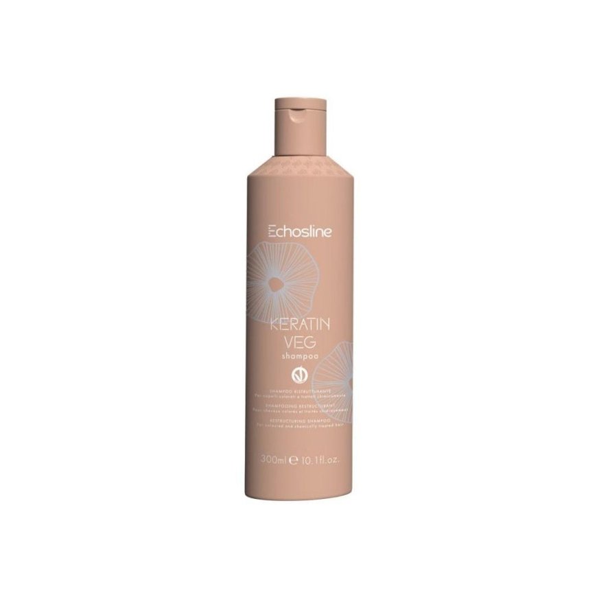 ECHOSLINE Keratin Veg atkurišs šampūns nokrāsotiem