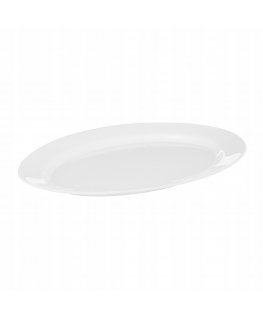 Oval plate with rim Basic 35 x 25 cm AMBITION