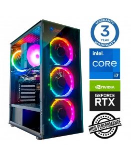 INTOP i7-12700F 16GB 1TB SSD M.2 NVME RTX5060Ti 16GB ilman käyttöjärjestelmää