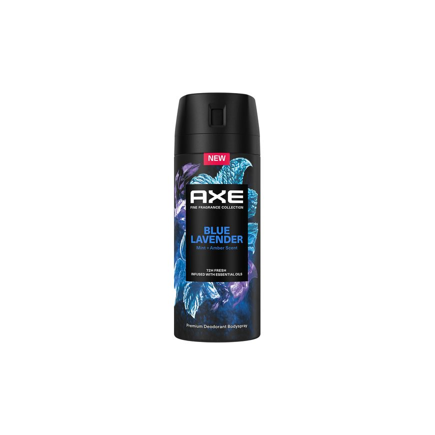 Дезодорант-спрей Axe Mėlyna Lavander, 150 мл