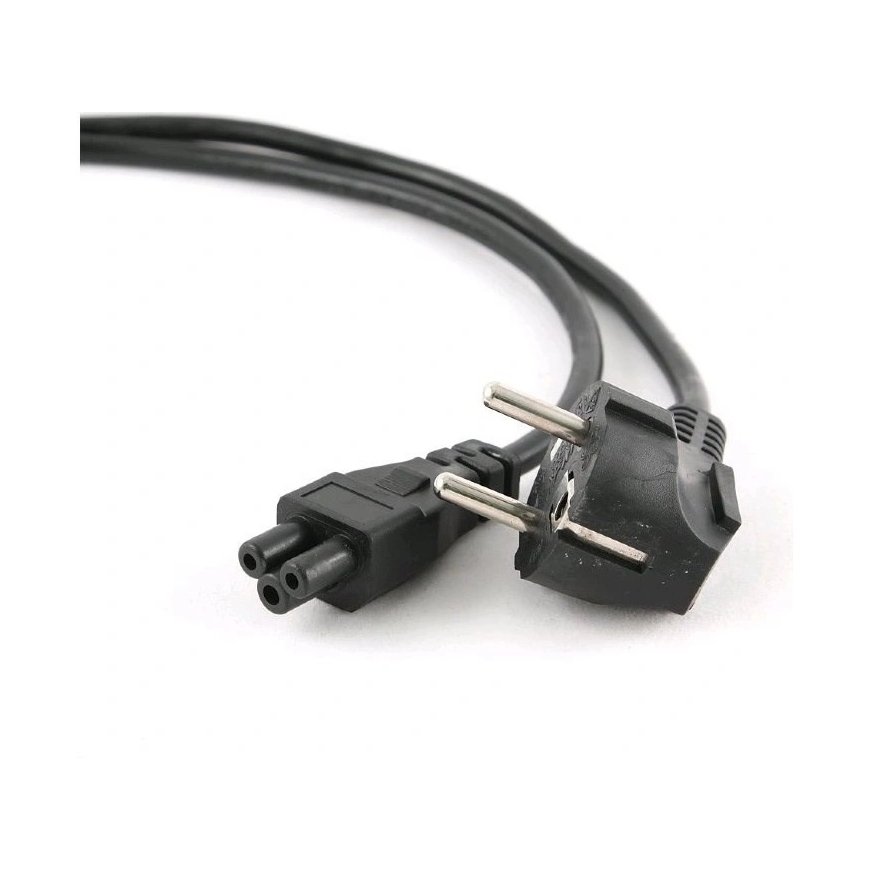 C-TECH кабель питания 220/230V, изогнутый, VDE, 2м