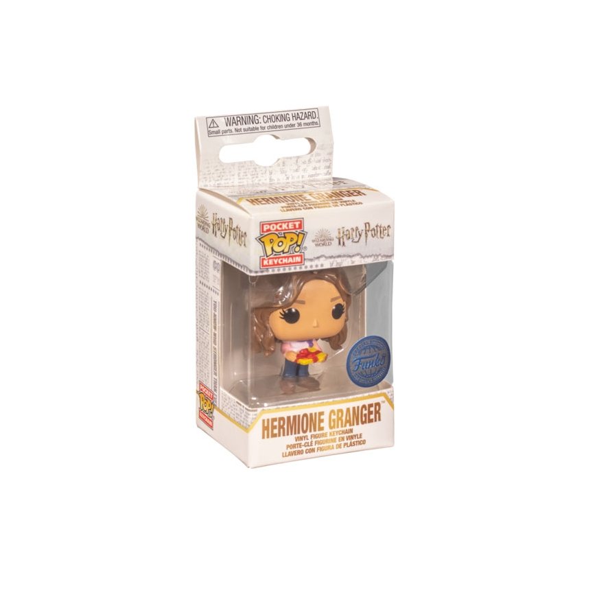 Funko Pocket POP Keychain Harry Potter Holiday Hermione Exclusive