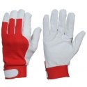Practical Work Gloves FLEX-TOUCH | Size 10 | Made with smooth goat leather palm combined with a cotton back, secured with a Velc Practical Work Gloves FLEX-TOUCH | Size 10 | Made with smooth goat leather palm combined with a cotton back, secured with a Velc