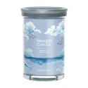 Yankee Candle Signature vahakynttilä Sylinteri Meripihka, Jasmiini, Santelipuu Sininen 1 kpl