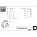 OEM Drill Aluminum Gasket 20 x 10 x 5 mm 5pcs OEM Drill Aluminum Gasket 20 x 10 x 5 mm 5pcs