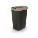 Prosperplast COMPACTA Q Trash Bin - light brown 12l