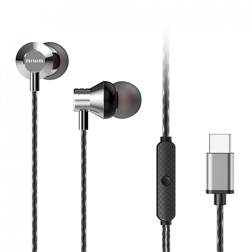 Aiwa ESTM-50USB-C Austiņas Vadu Ausīs Zvani