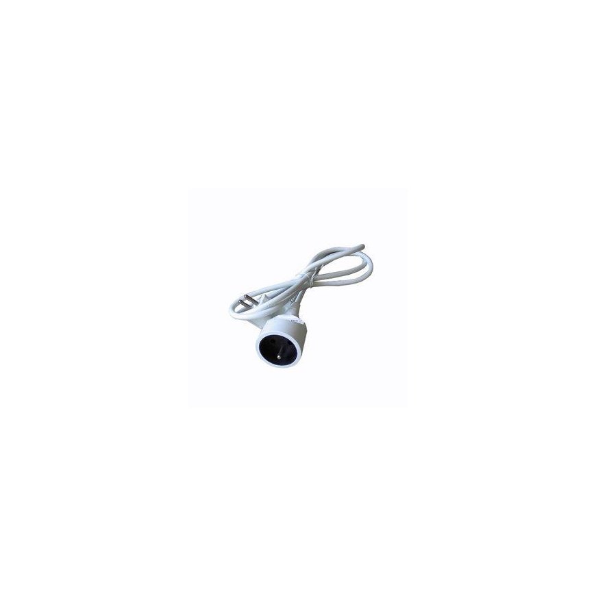 Solight pratęsimo laidas - jungtis, 1 lizdas, 1,5 m, 3 x 1 mm², balta